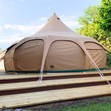 Lotus Belle 6m Hybrid Deluxe Tent - Limited Edition - Sahara Sand Colour