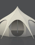 5m Hybrid Glamping Zelt Luxus Konfiguration