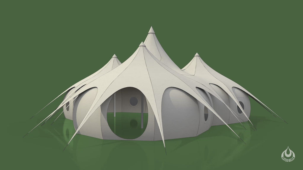 Lotus Belle Mahal Glamping Zelt Video 