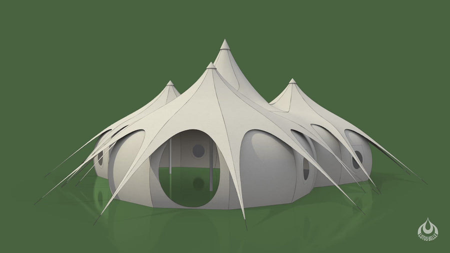 Lotus Belle Mahal Glamping Zelt Video 