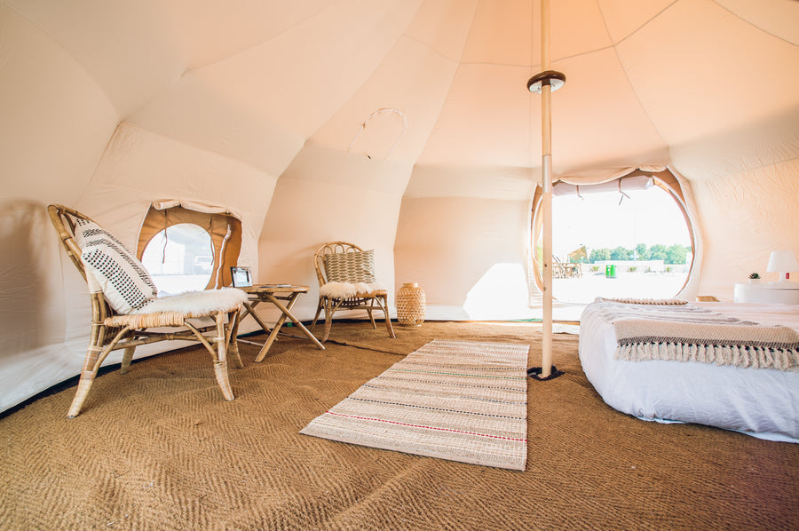 6m Hybrid Deluxe Glamping Paket - Limited Edition - Sahara Sand Farbe
