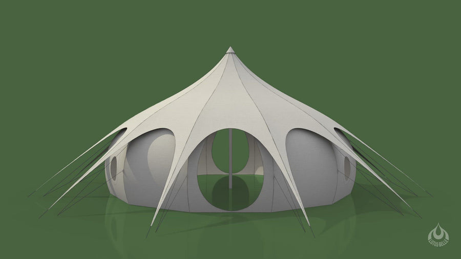 6m Hybrid Deluxe Glamping Paket - Limited Edition - Sahara Sand Farbe